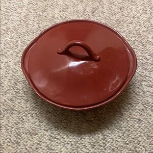 Ceramic Red Casserole Dish